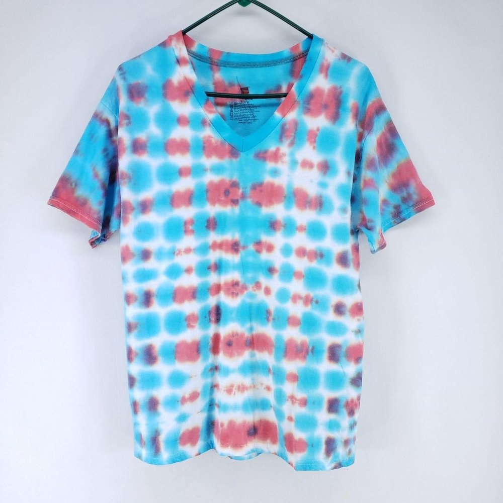 Hanes Basic Tee Tye Dye Unisex Size Medium